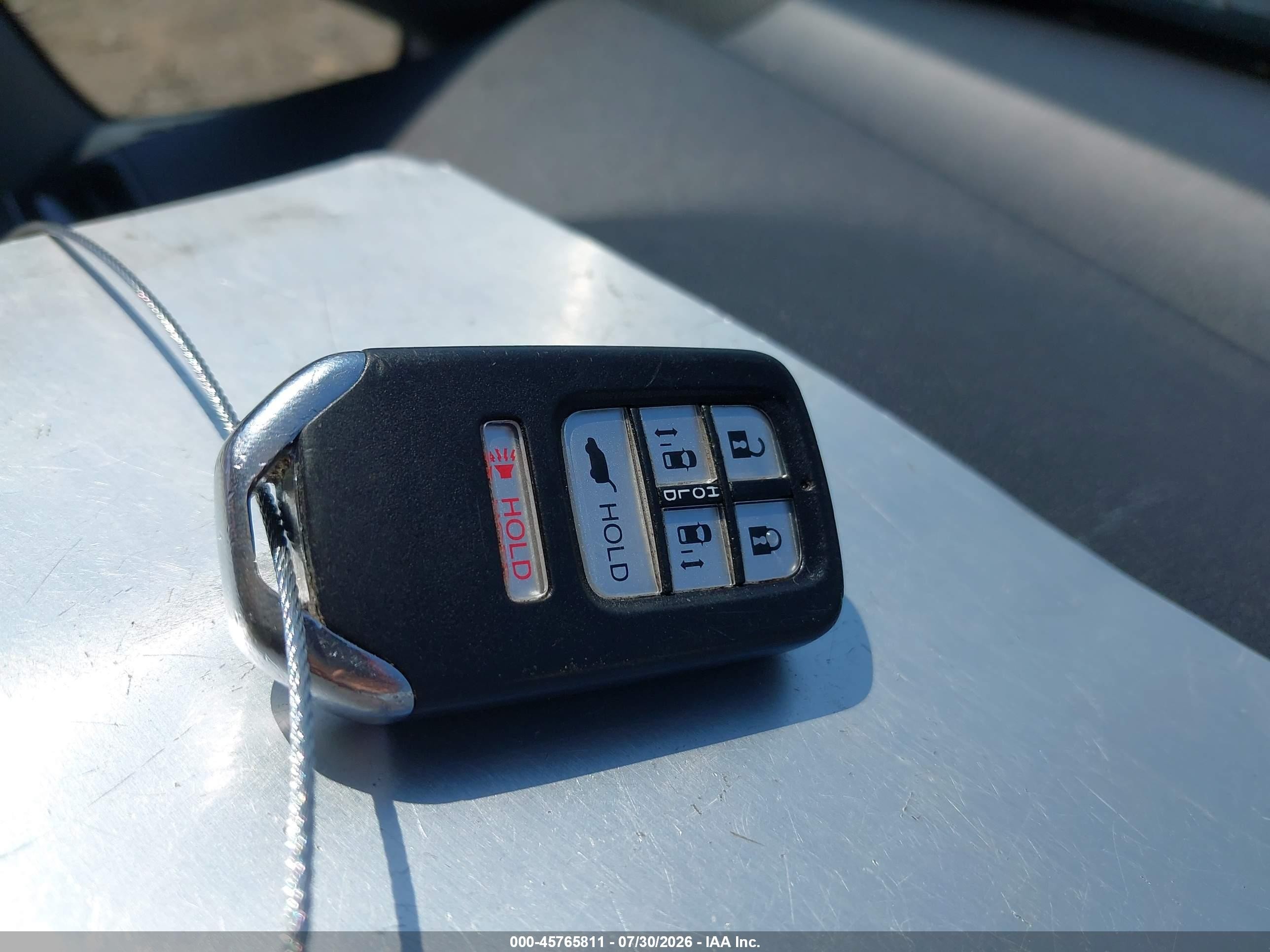 2015 Honda Odyssey Ex-l White vin: 5FNRL5H66FB110548