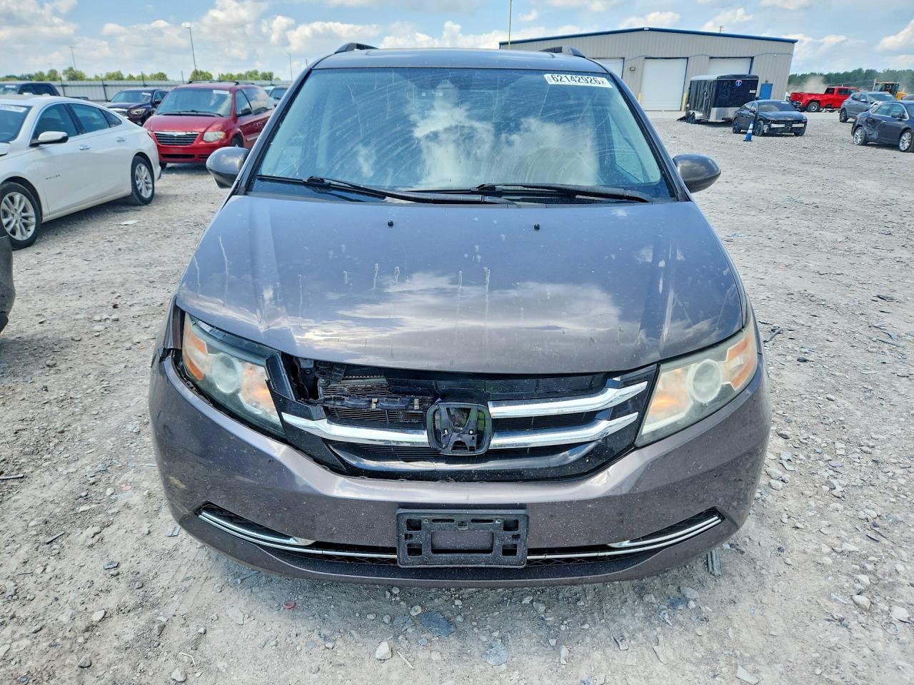 2015 Honda Odyssey Exl Gray vin: 5FNRL5H66FB118553