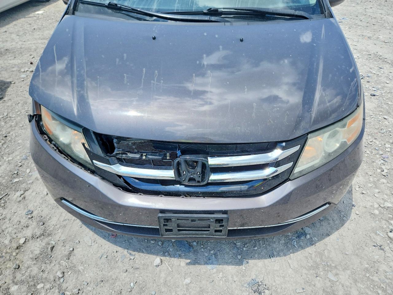 2015 Honda Odyssey Exl Gray vin: 5FNRL5H66FB118553