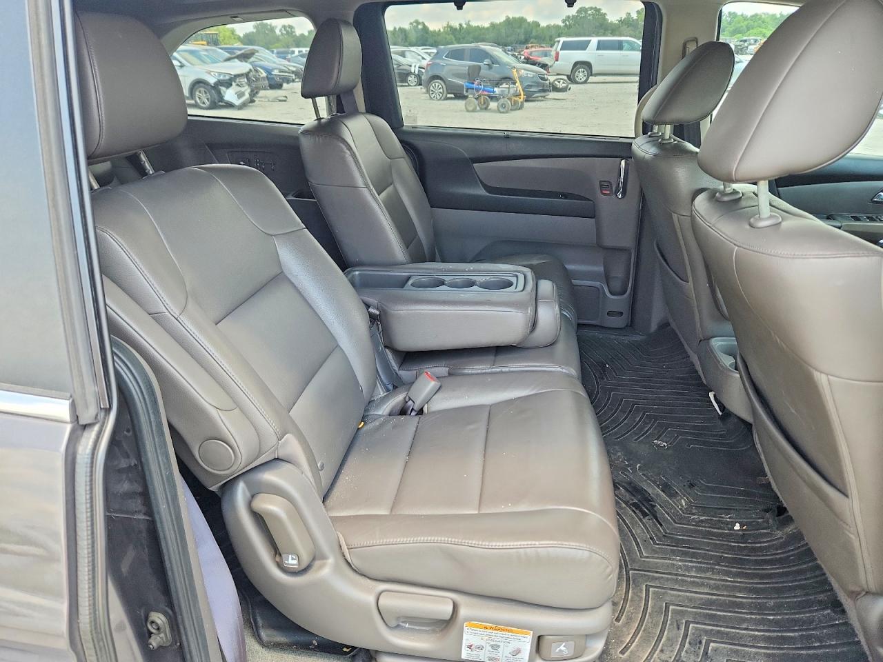 2015 Honda Odyssey Exl Gray vin: 5FNRL5H66FB118553