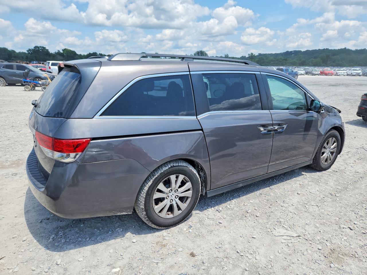 2015 Honda Odyssey Exl Gray vin: 5FNRL5H66FB118553