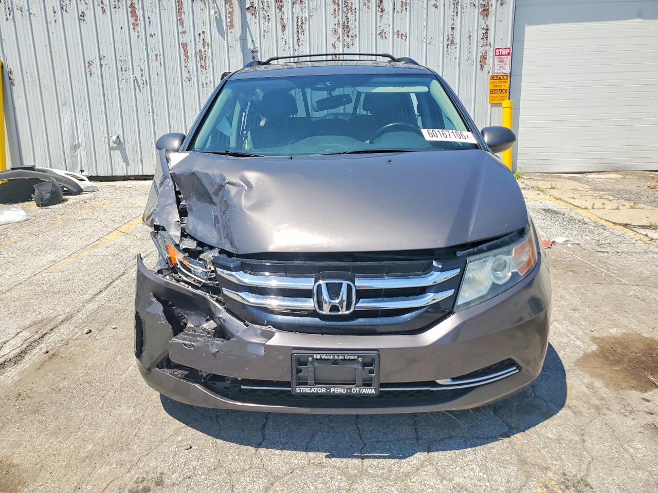 2015 Honda Odyssey Exl Gray vin: 5FNRL5H66FB121775