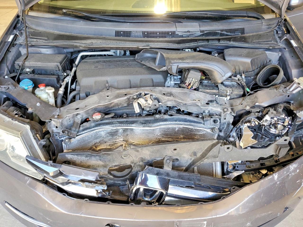 2015 Honda Odyssey Exl Gray vin: 5FNRL5H66FB131383