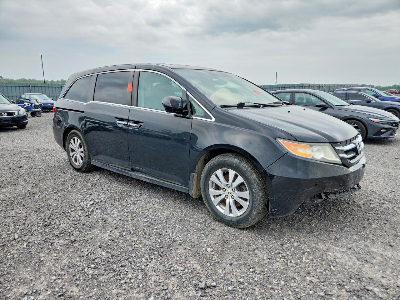 2015 Honda Odyssey Exl Black vin: 5FNRL5H66FB507368