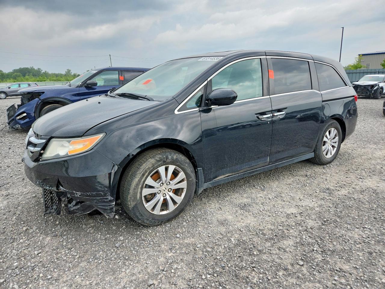 2015 Honda Odyssey Exl Black vin: 5FNRL5H66FB507368