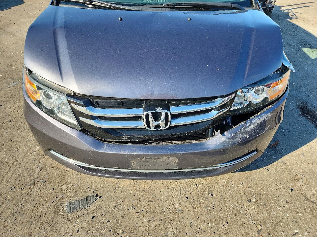 2016 Honda Odyssey Exl Gray vin: 5FNRL5H66GB019734