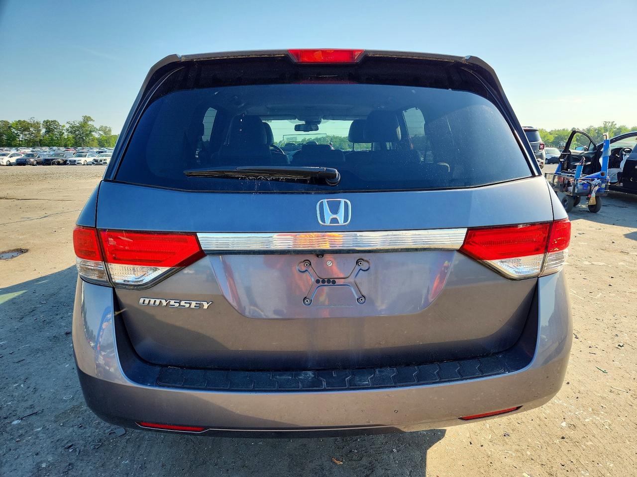2016 Honda Odyssey Exl Gray vin: 5FNRL5H66GB019734