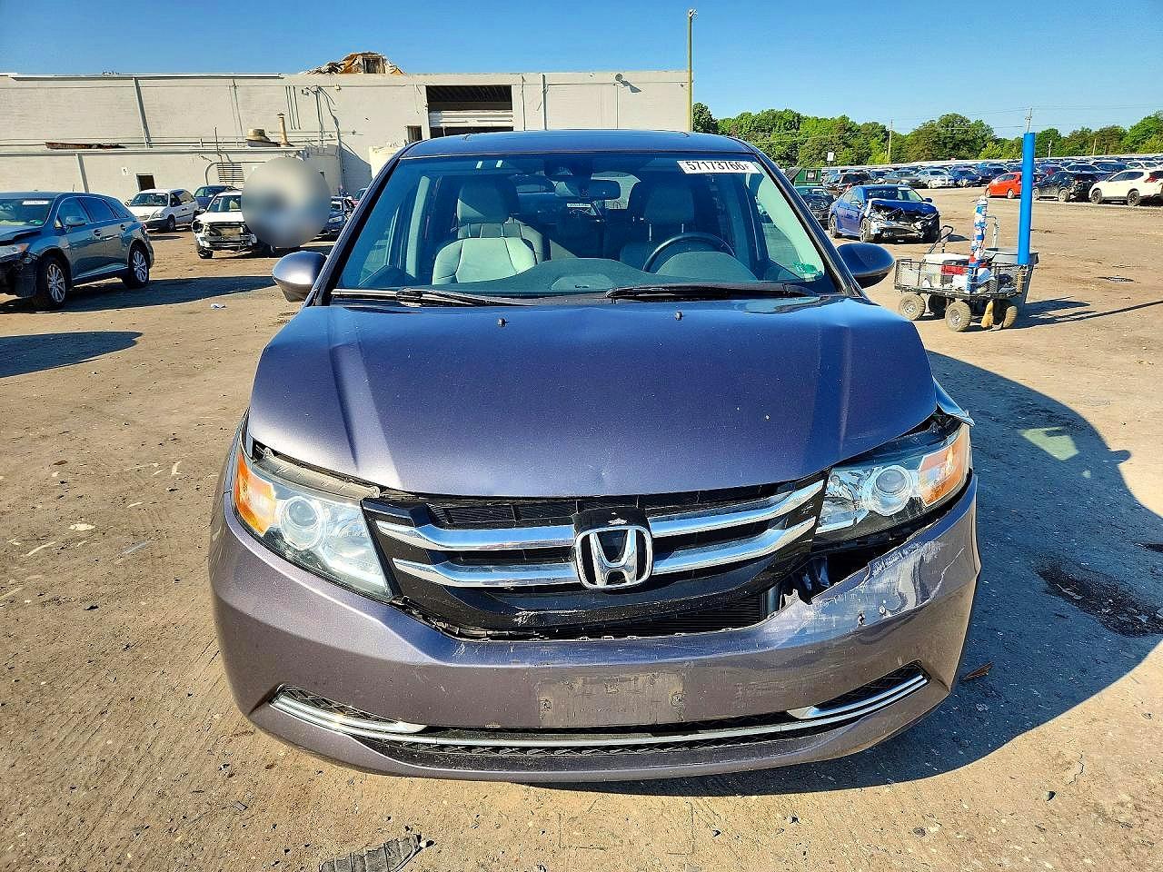 2016 Honda Odyssey Exl Gray vin: 5FNRL5H66GB019734