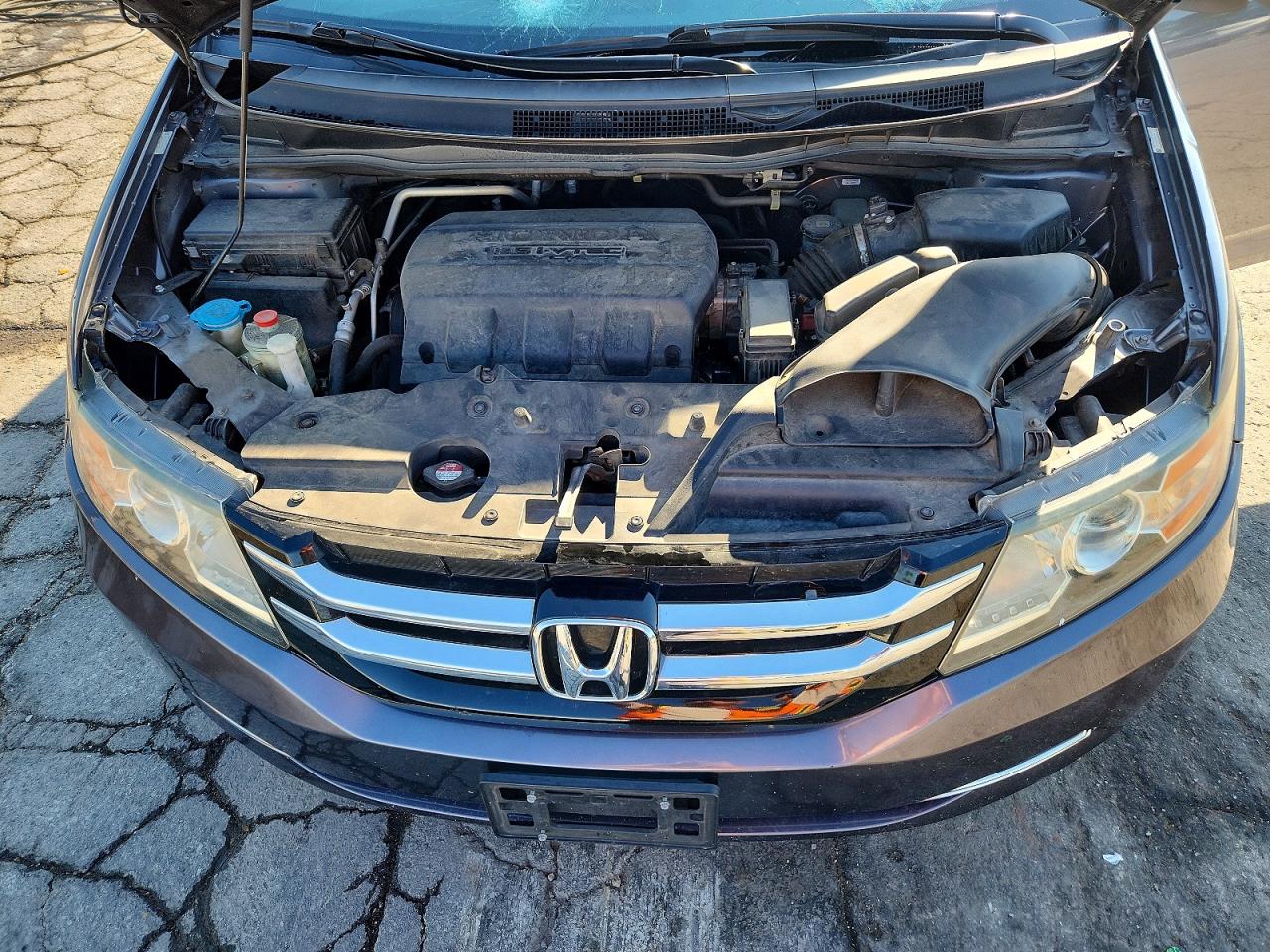 2016 Honda Odyssey Exl Серый vin: 5FNRL5H66GB063930