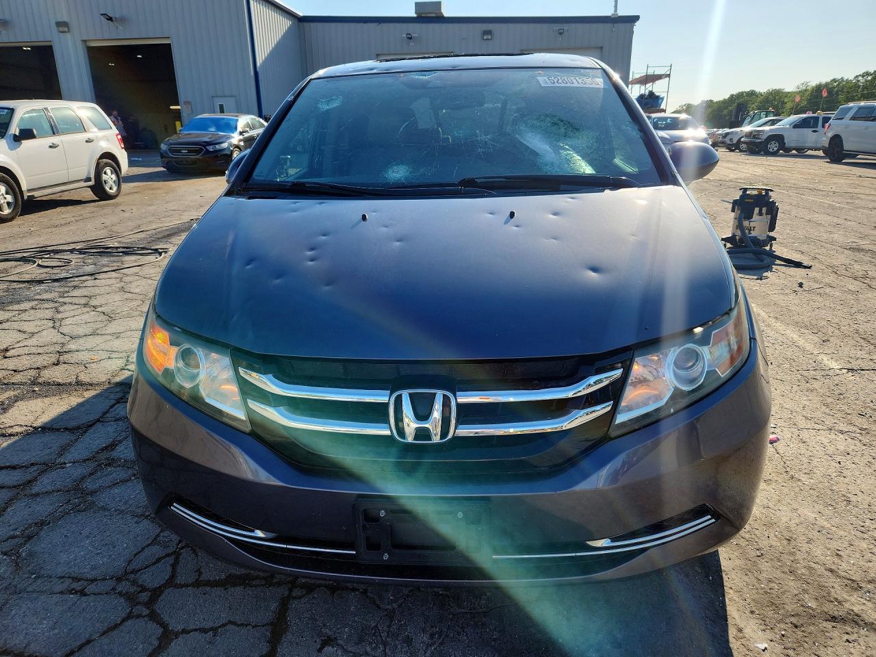 2016 Honda Odyssey Exl Серый vin: 5FNRL5H66GB063930