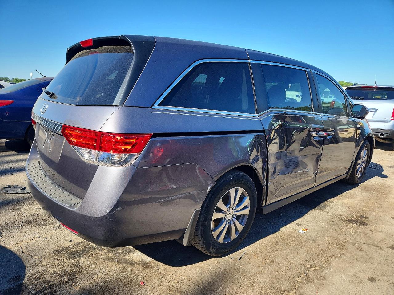 2016 Honda Odyssey Exl Серебряный vin: 5FNRL5H66GB106825