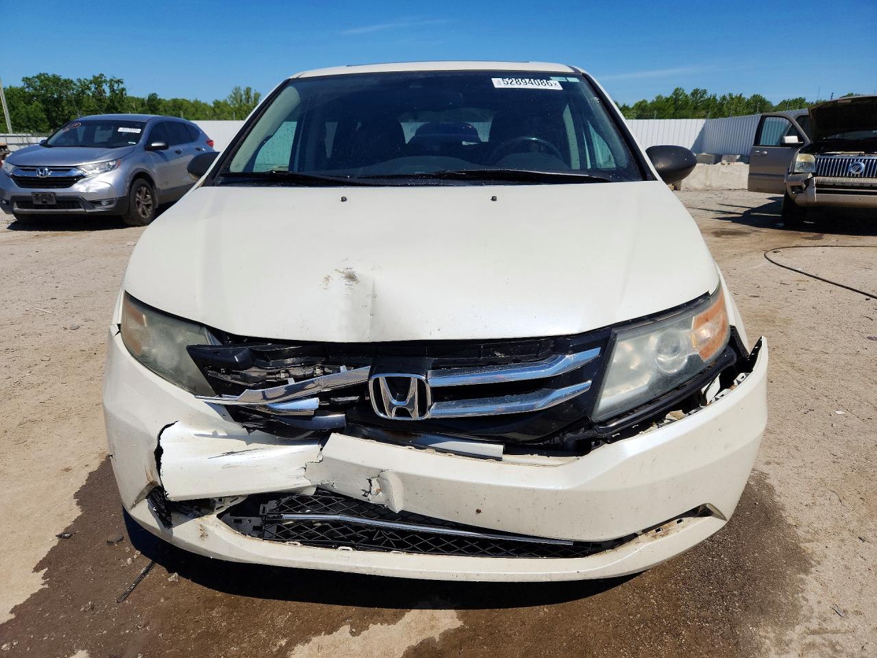 2016 Honda Odyssey Exl Белый vin: 5FNRL5H66GB137279