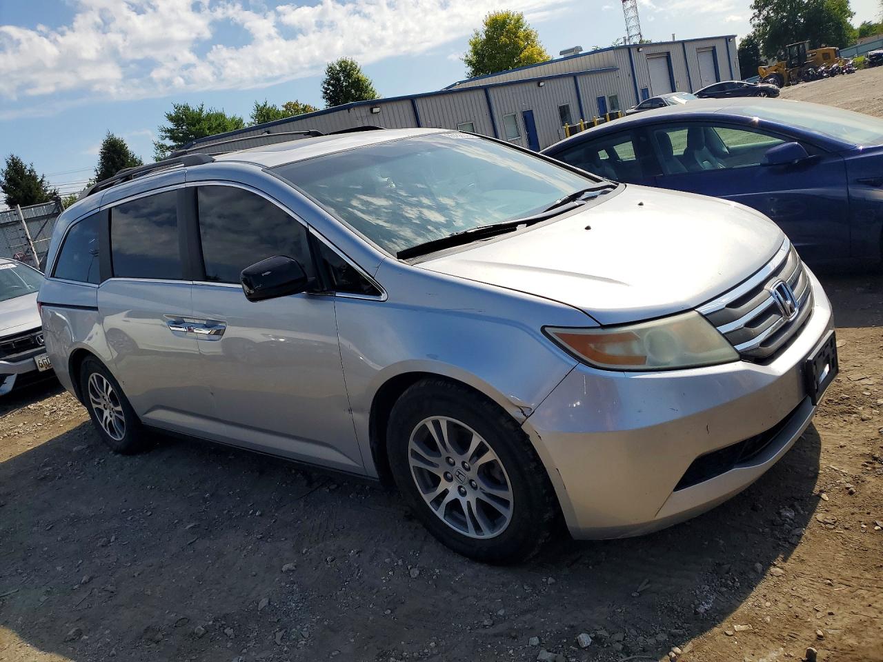 2011 Honda Odyssey Exl Silver vin: 5FNRL5H67BB013949