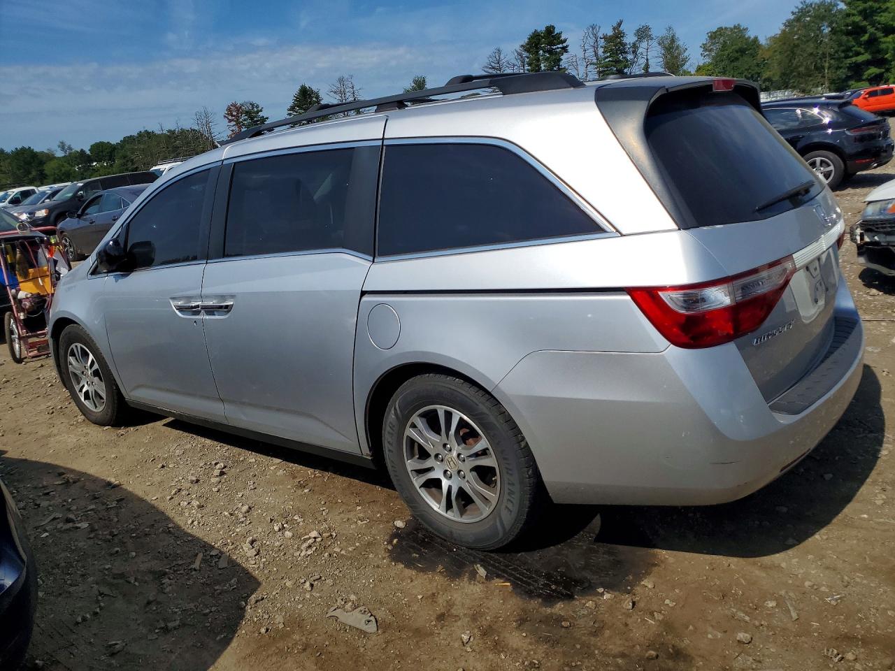 2011 Honda Odyssey Exl Silver vin: 5FNRL5H67BB013949