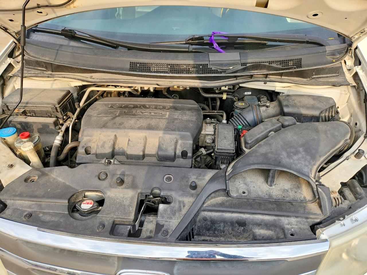 2011 Honda Odyssey Exl White vin: 5FNRL5H67BB019007