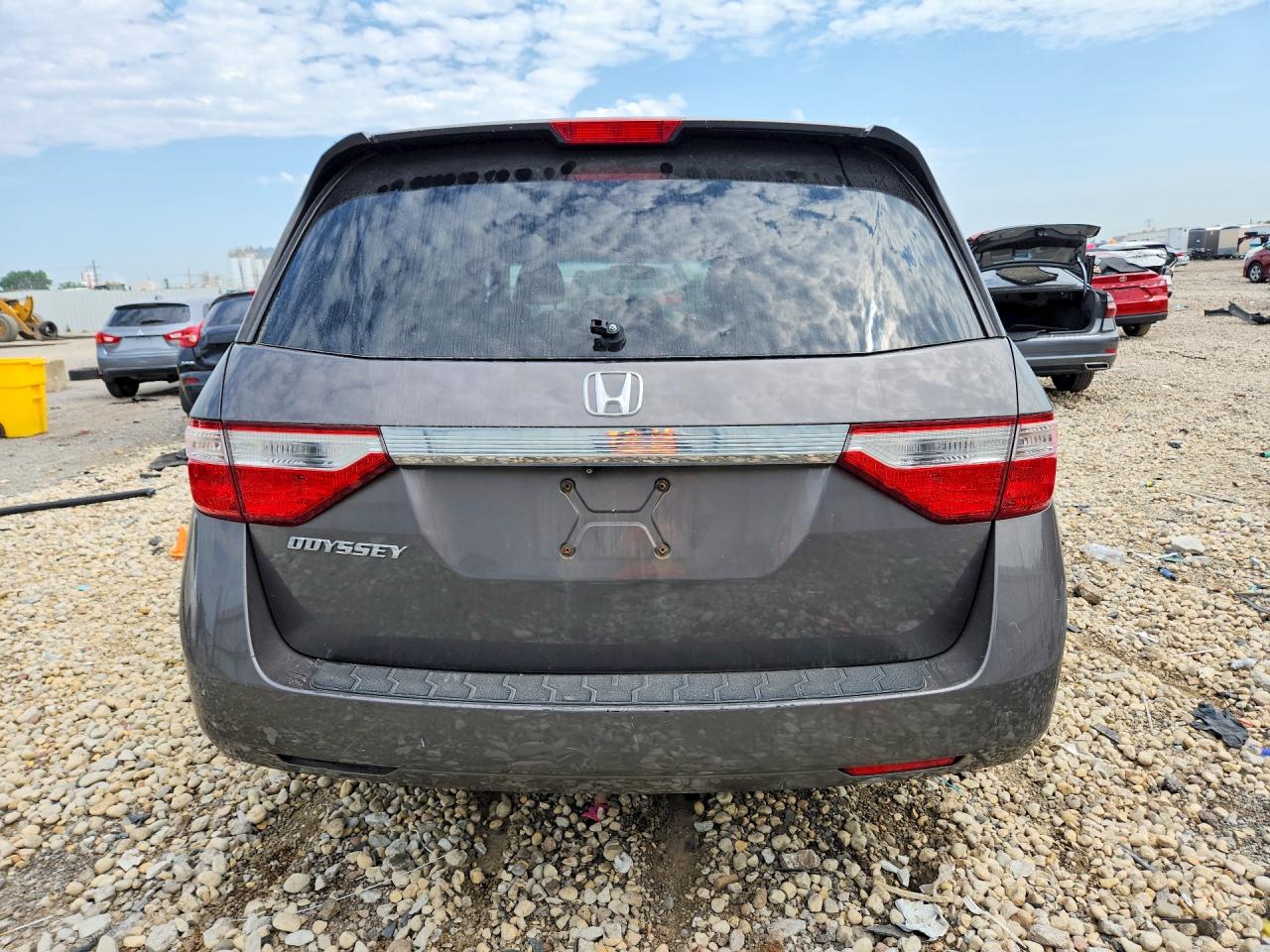 2011 Honda Odyssey Exl Gray vin: 5FNRL5H67BB032162