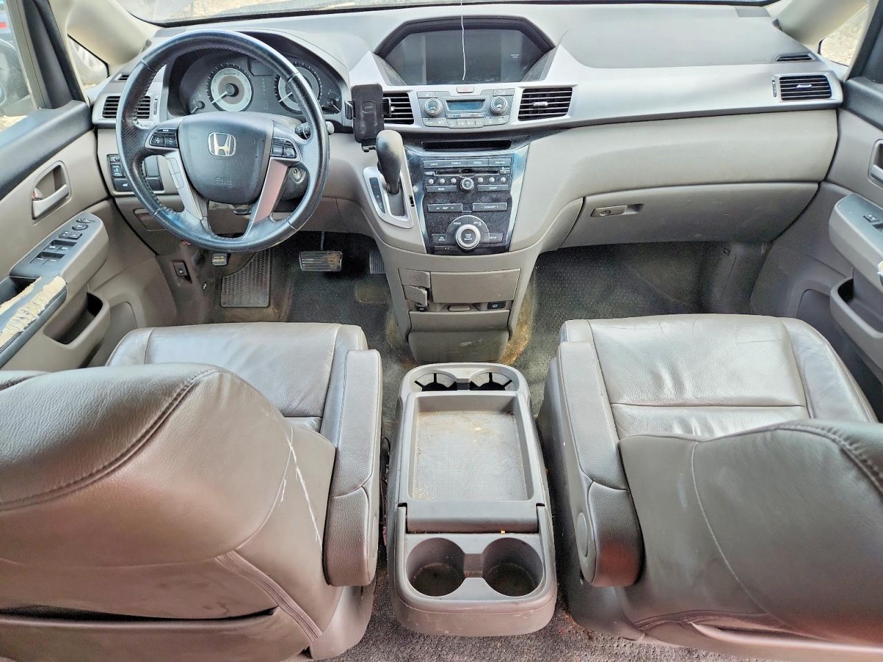 2011 Honda Odyssey Exl Gray vin: 5FNRL5H67BB032162