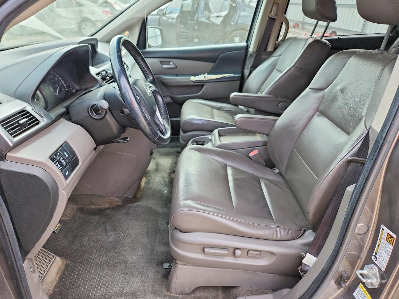 2011 Honda Odyssey Exl Gray vin: 5FNRL5H67BB032162