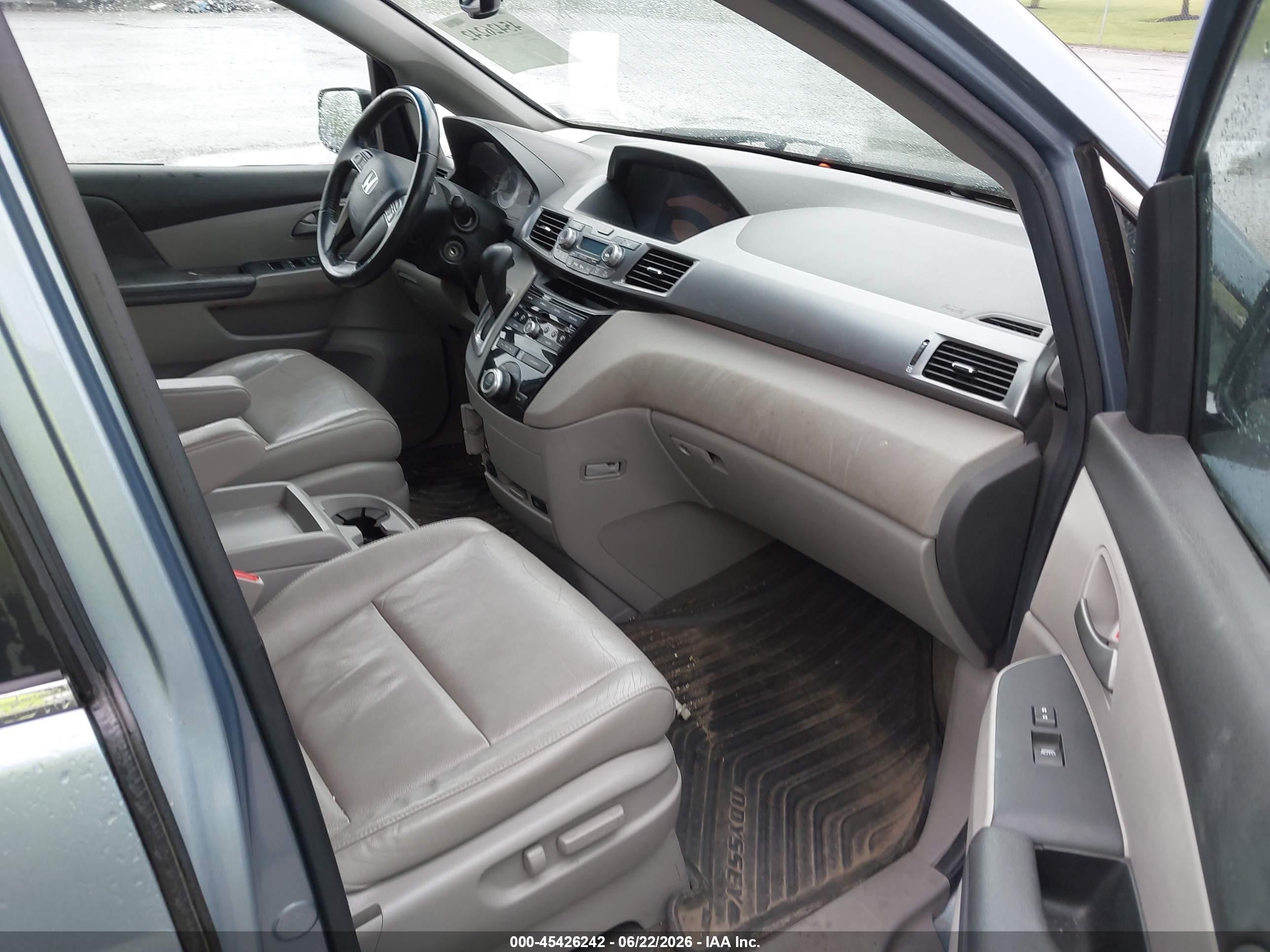 2011 Honda Odyssey Ex-l Синий vin: 5FNRL5H67BB033425
