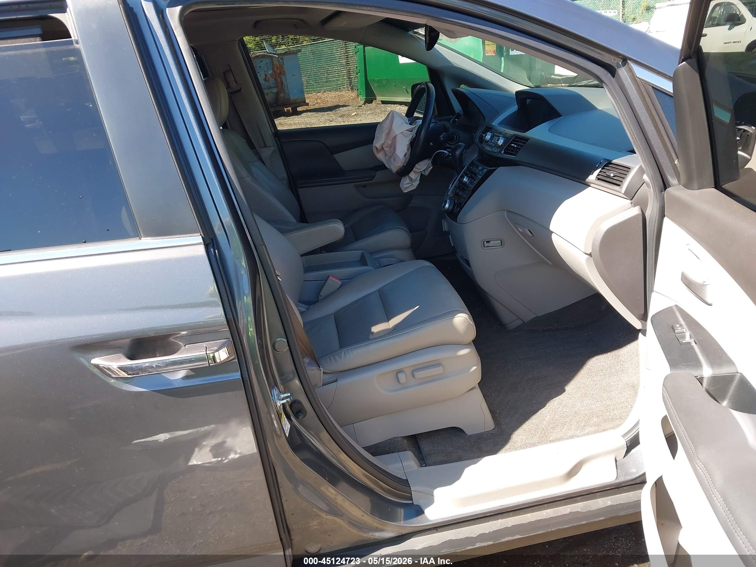 2011 Honda Odyssey Ex-l Gray vin: 5FNRL5H67BB038009
