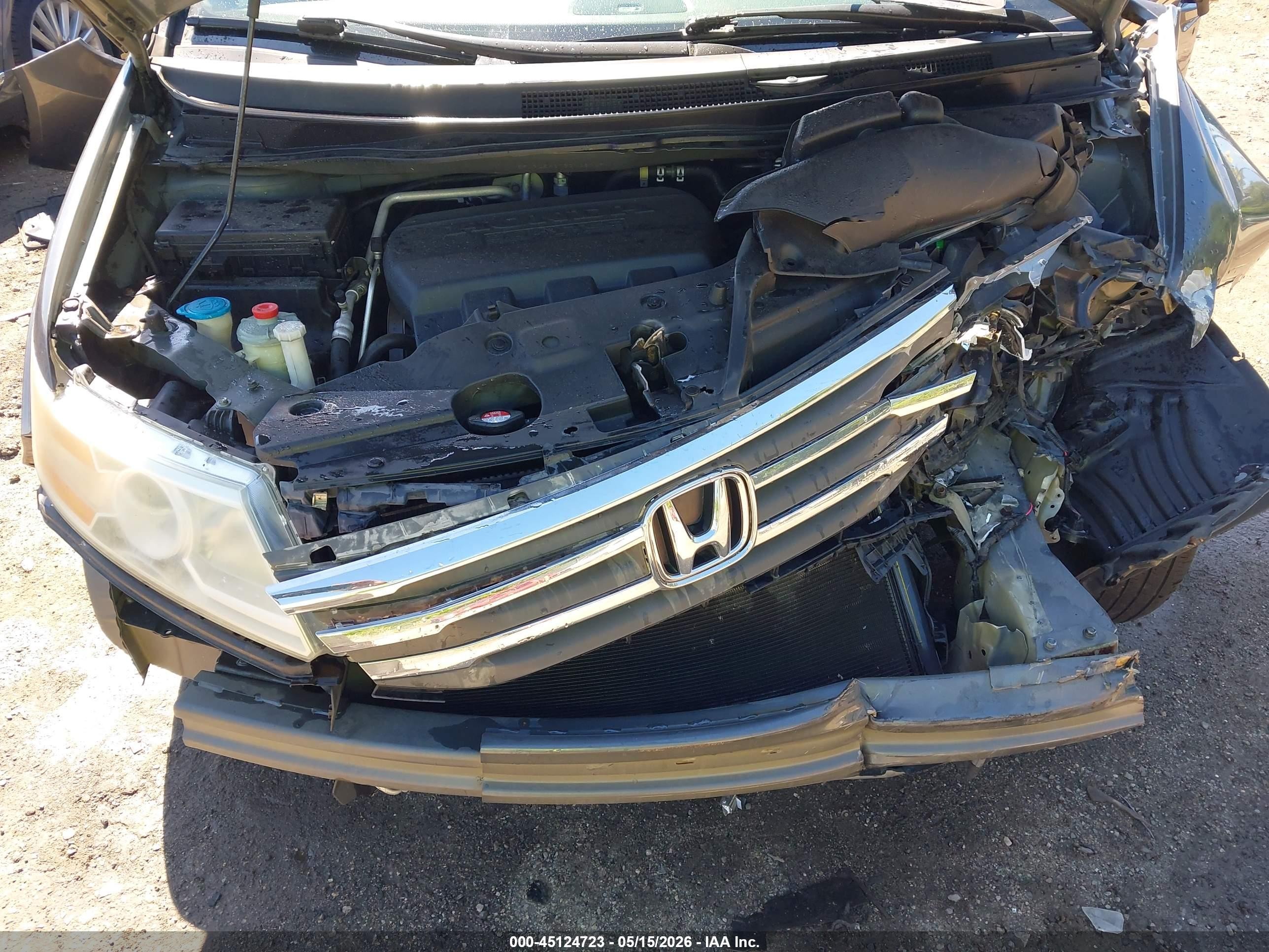 2011 Honda Odyssey Ex-l Gray vin: 5FNRL5H67BB038009