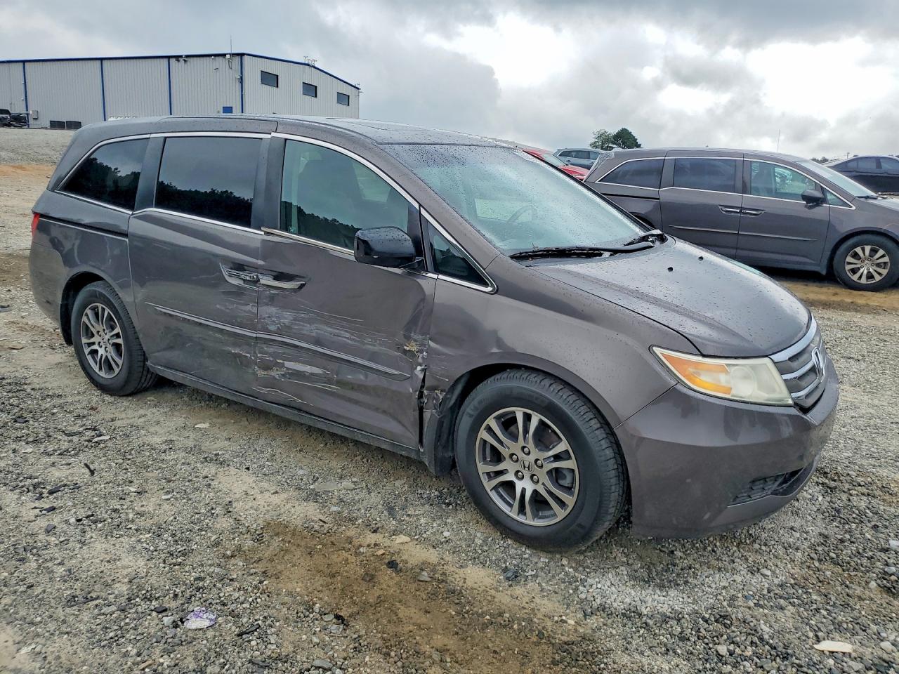 2011 Honda Odyssey Exl Gray vin: 5FNRL5H67BB049480