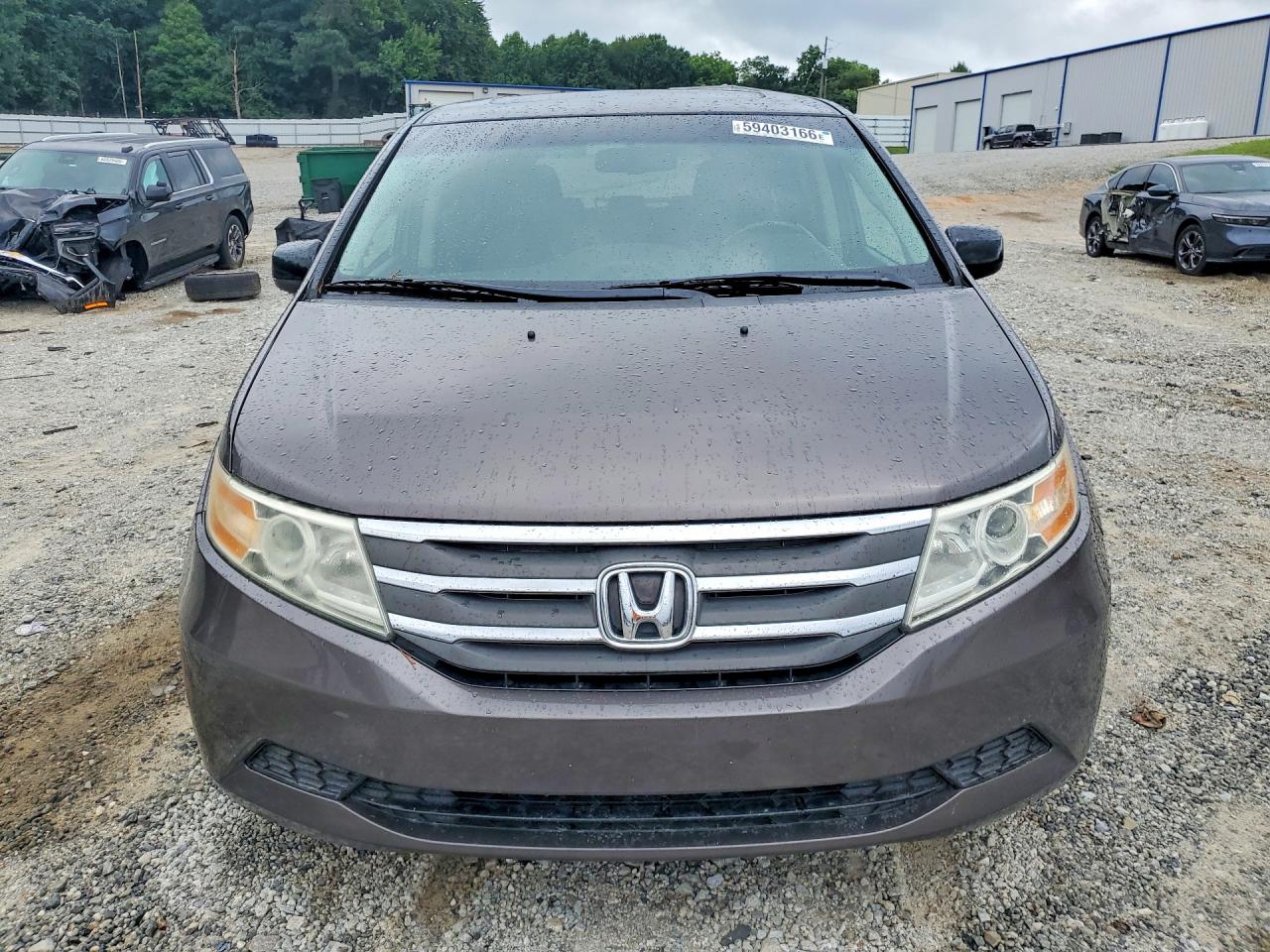 2011 Honda Odyssey Exl Gray vin: 5FNRL5H67BB049480