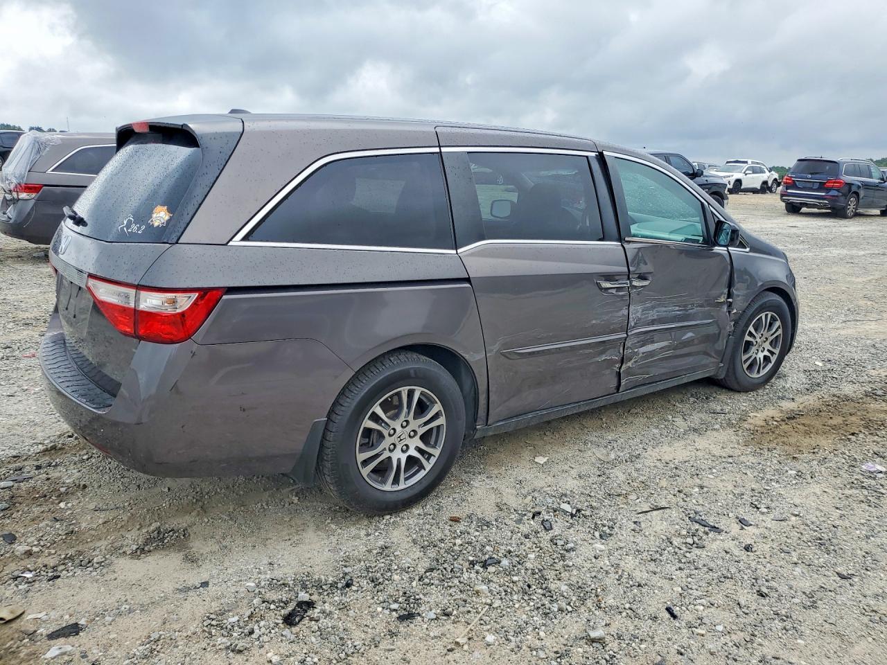 2011 Honda Odyssey Exl Gray vin: 5FNRL5H67BB049480