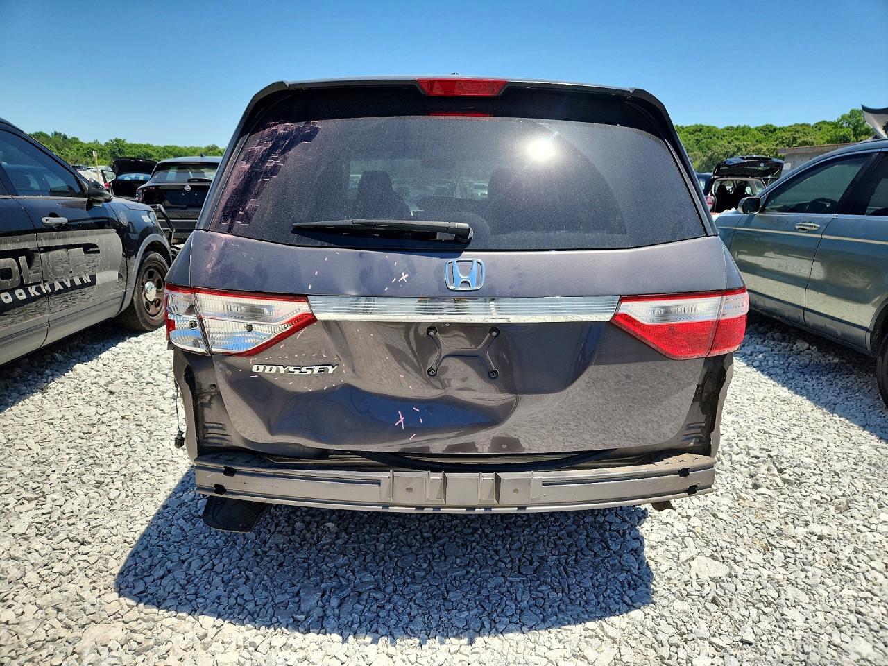 2011 Honda Odyssey Exl Gray vin: 5FNRL5H67BB056641
