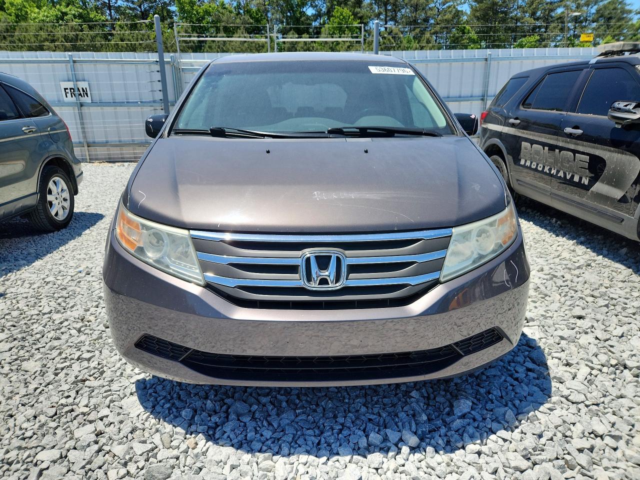 2011 Honda Odyssey Exl Gray vin: 5FNRL5H67BB056641