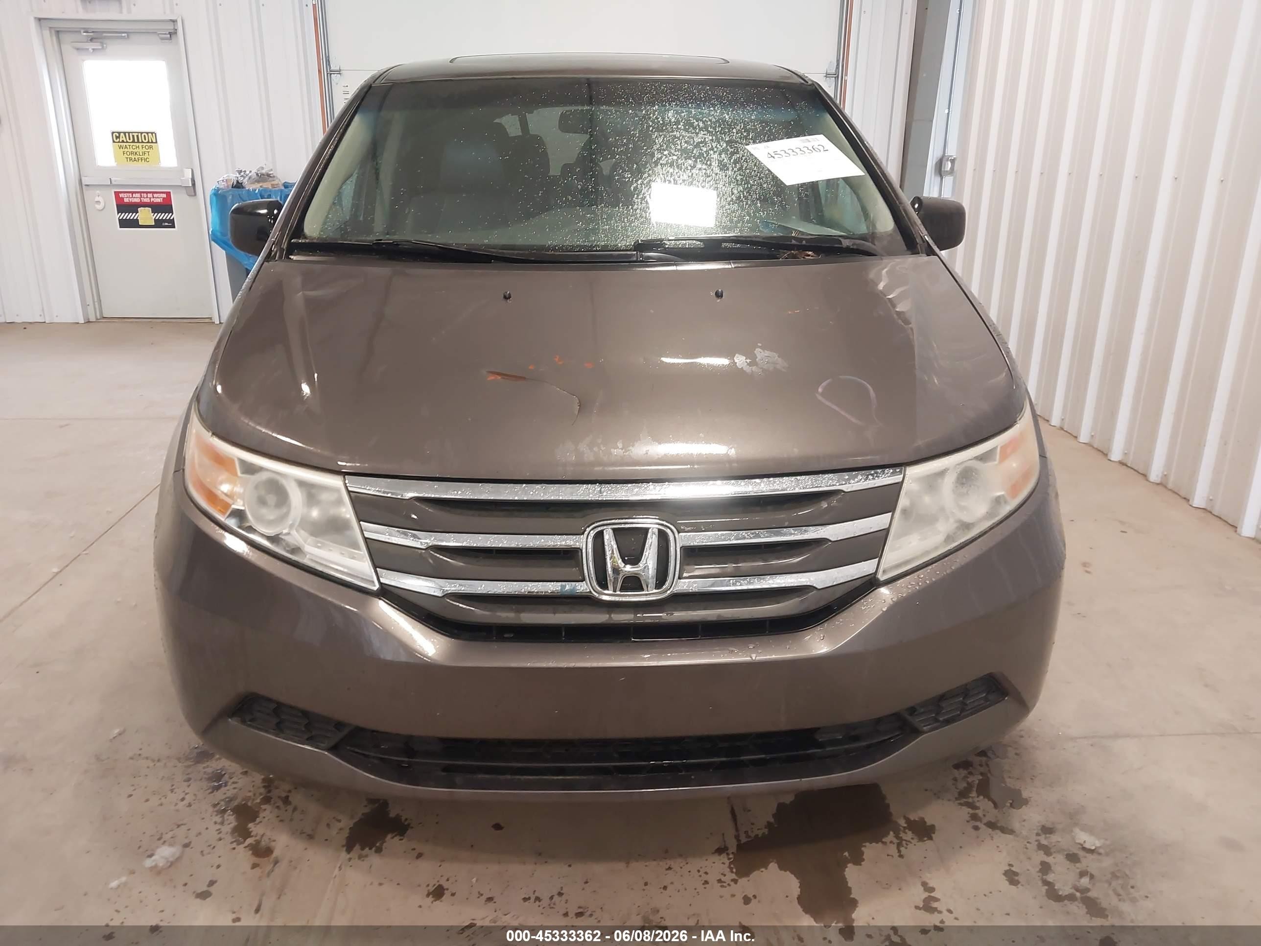 2011 Honda Odyssey Ex-l Серый vin: 5FNRL5H67BB060477