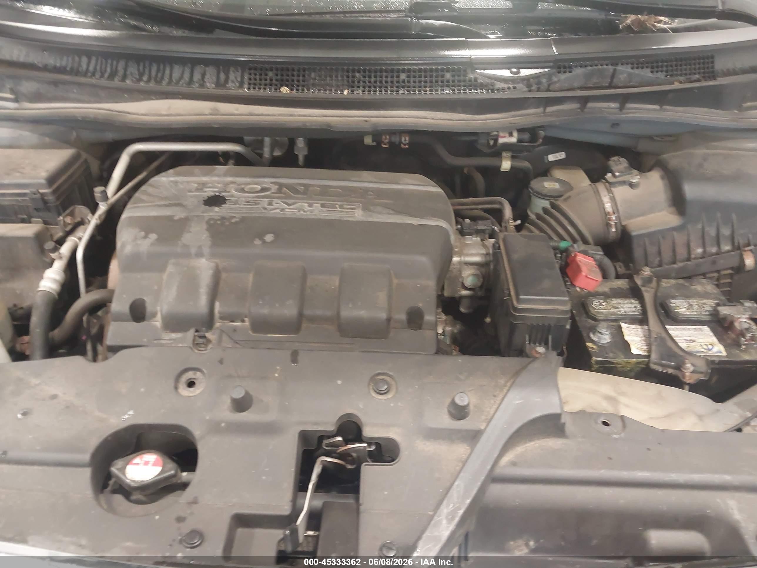 2011 Honda Odyssey Ex-l Серый vin: 5FNRL5H67BB060477