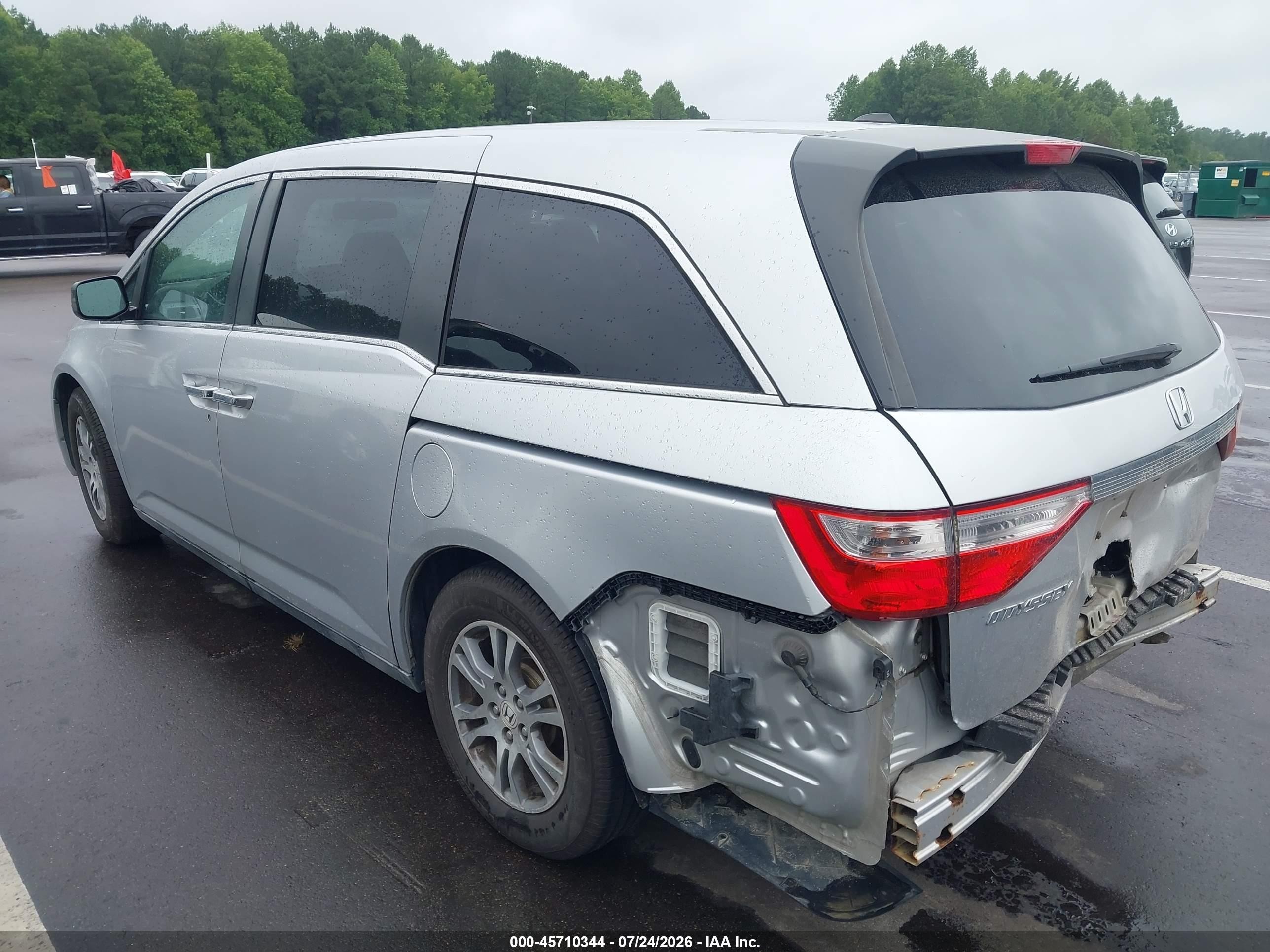 2011 Honda Odyssey Ex-l Серебряный vin: 5FNRL5H67BB071110