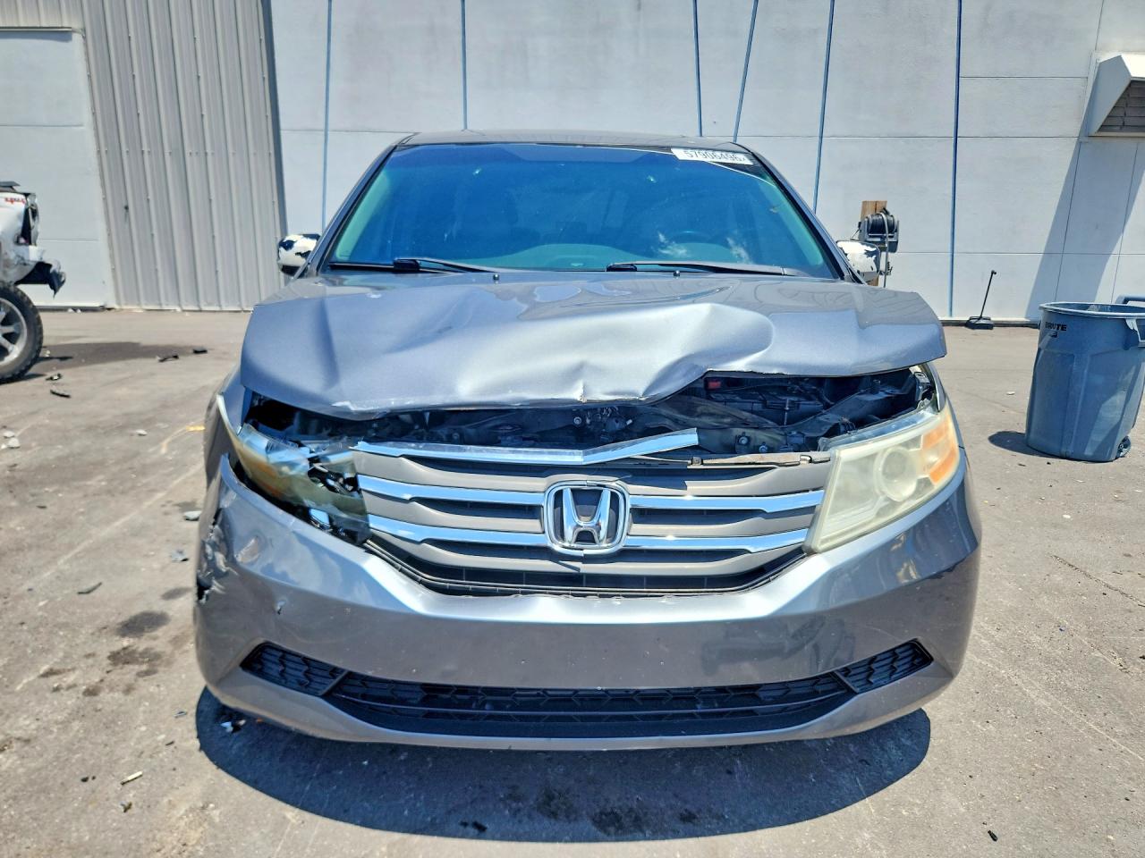 2011 Honda Odyssey Exl Gray vin: 5FNRL5H67BB073911
