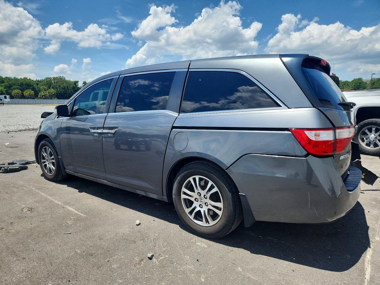 2011 Honda Odyssey Exl Gray vin: 5FNRL5H67BB073911