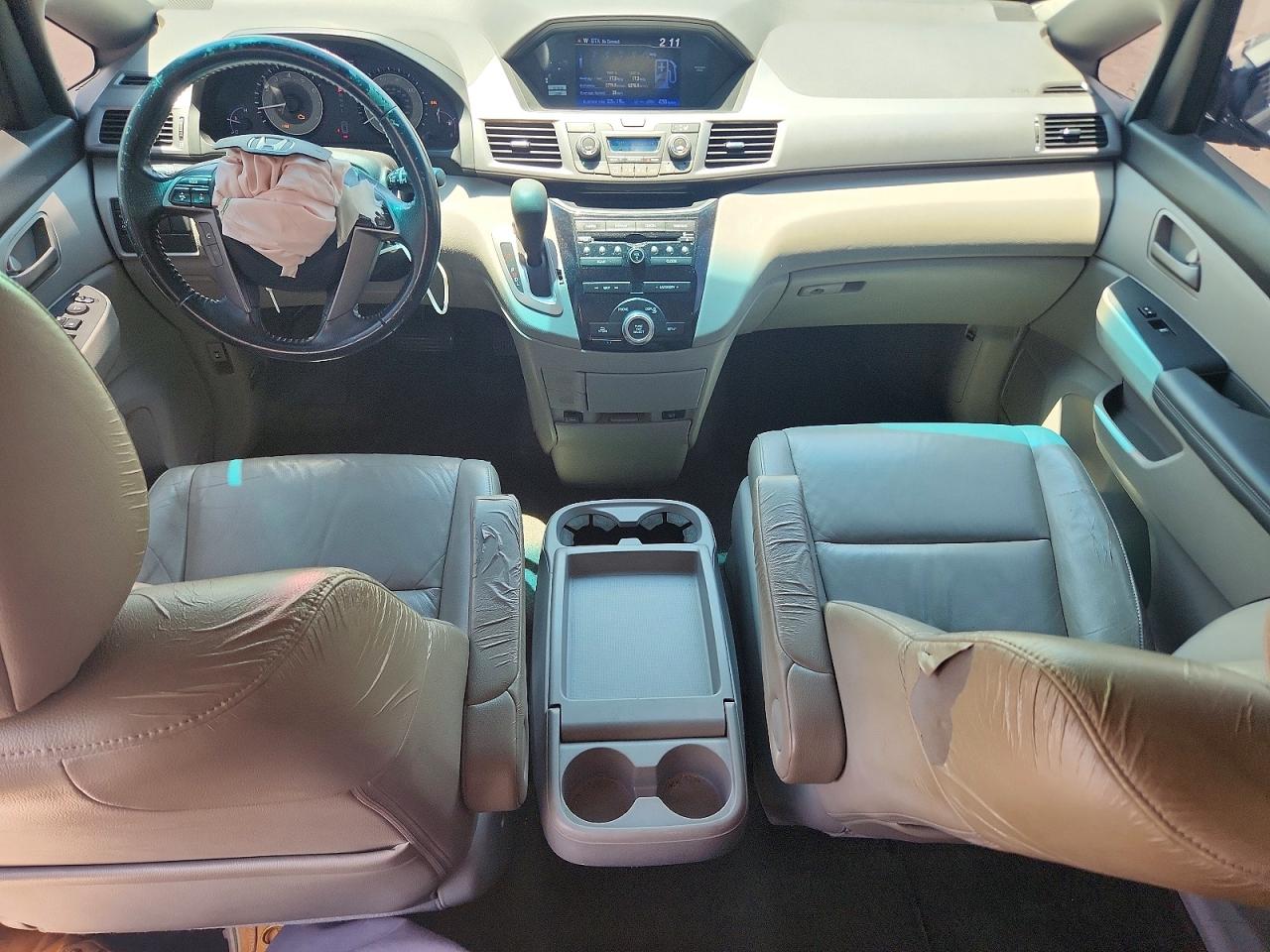 2011 Honda Odyssey Exl Gray vin: 5FNRL5H67BB073911