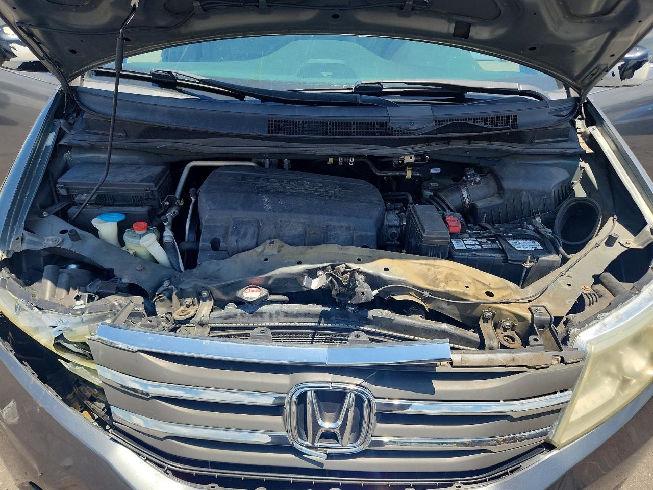 2011 Honda Odyssey Exl Gray vin: 5FNRL5H67BB073911