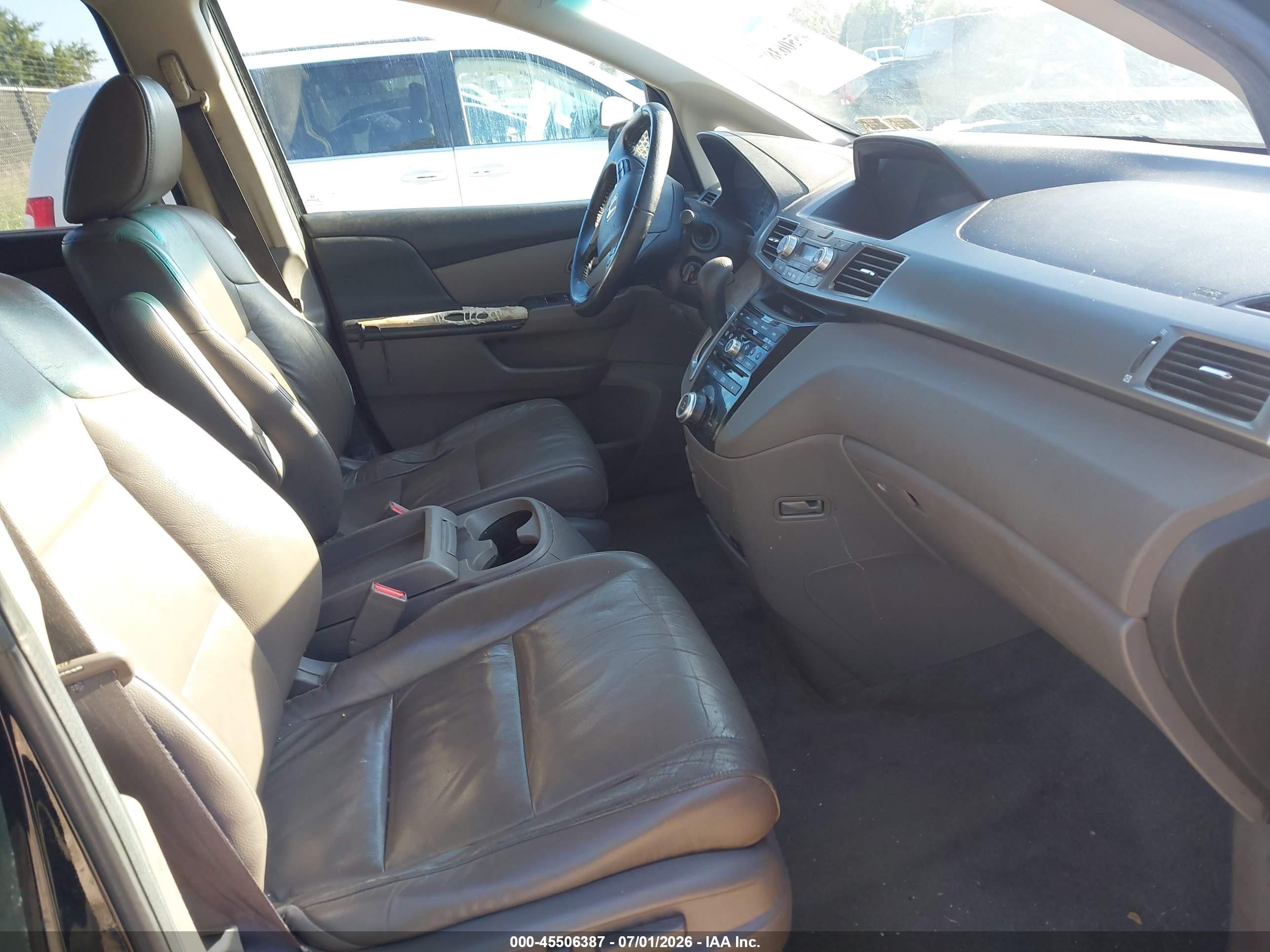 2011 Honda Odyssey Ex-l Black vin: 5FNRL5H67BB084147