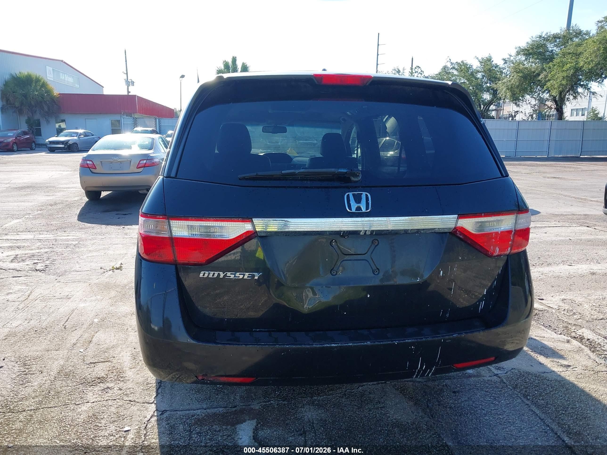 2011 Honda Odyssey Ex-l Black vin: 5FNRL5H67BB084147