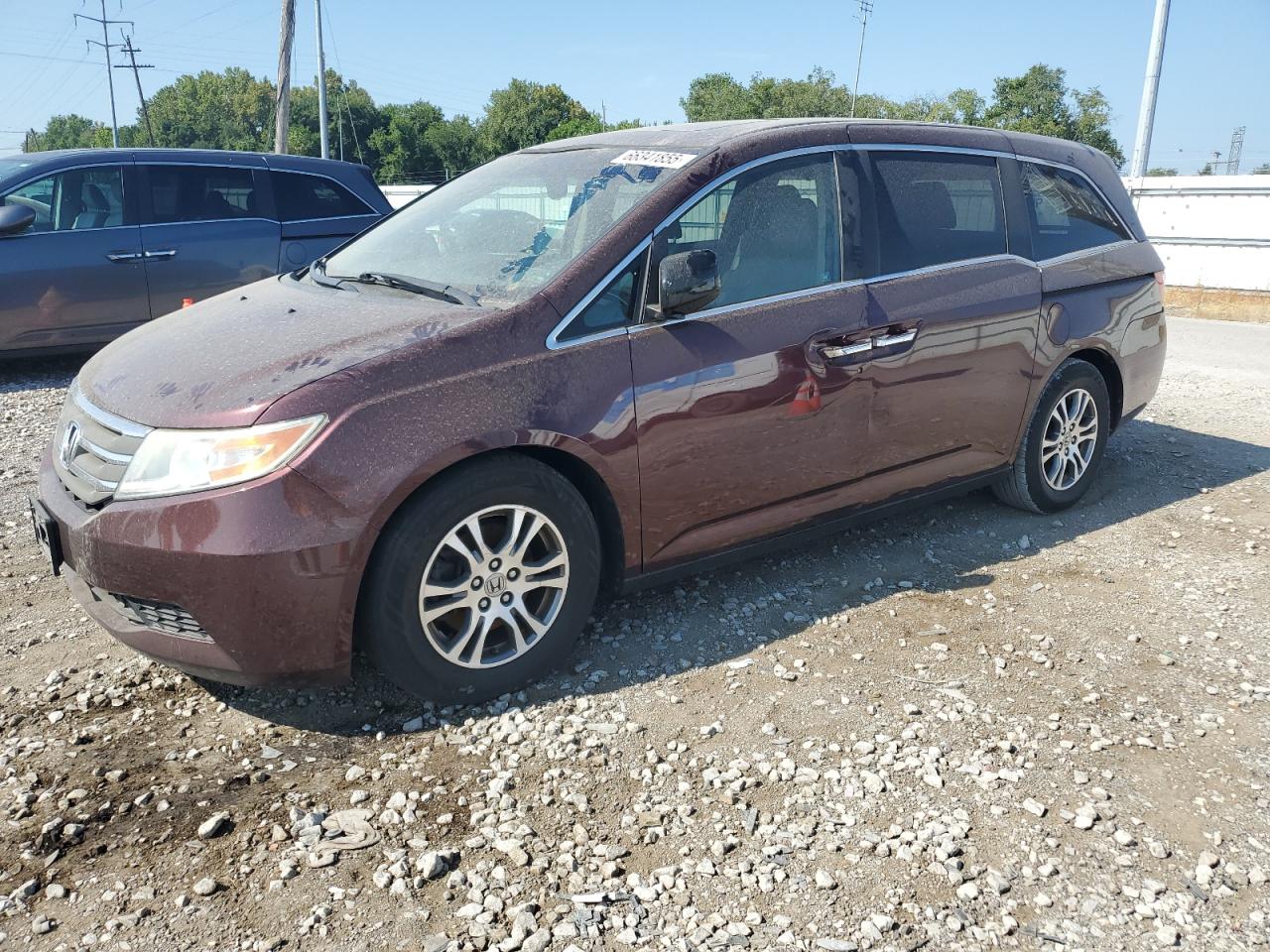 2011 Honda Odyssey Exl Коричневый vin: 5FNRL5H67BB088117