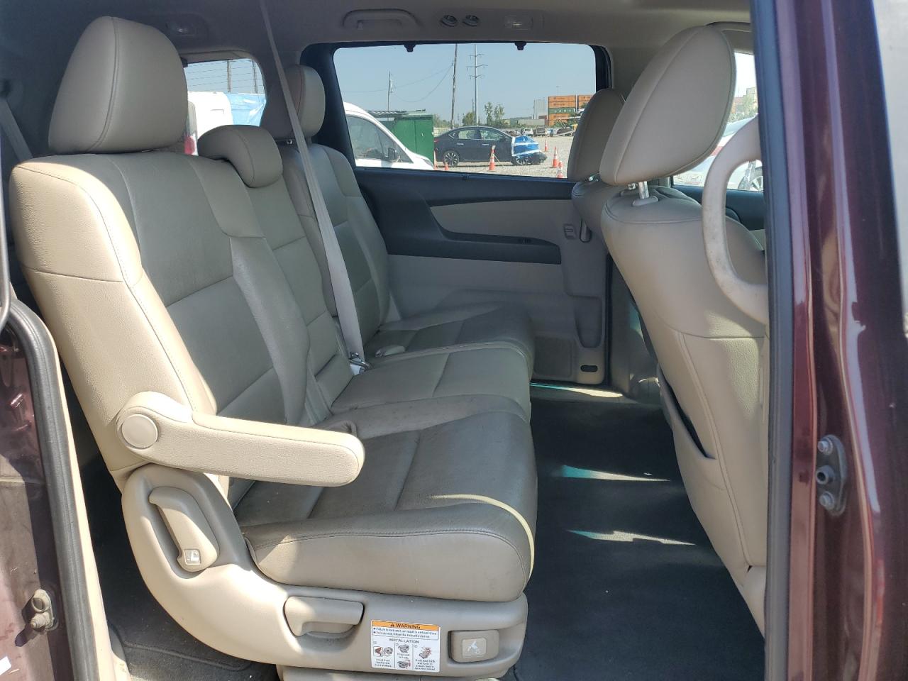 2011 Honda Odyssey Exl Коричневый vin: 5FNRL5H67BB088117