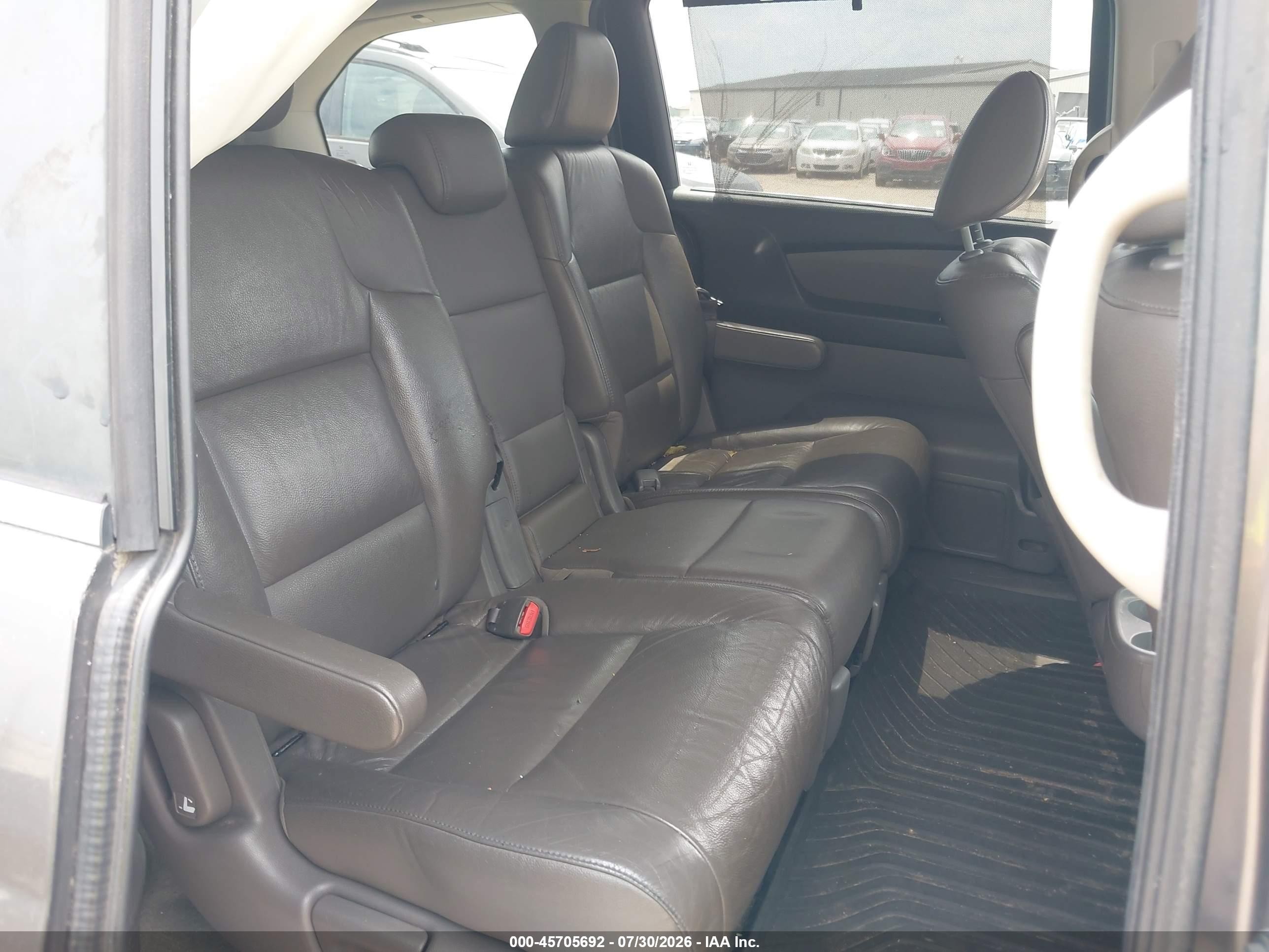 2011 Honda Odyssey Ex-l Gray vin: 5FNRL5H67BB099103