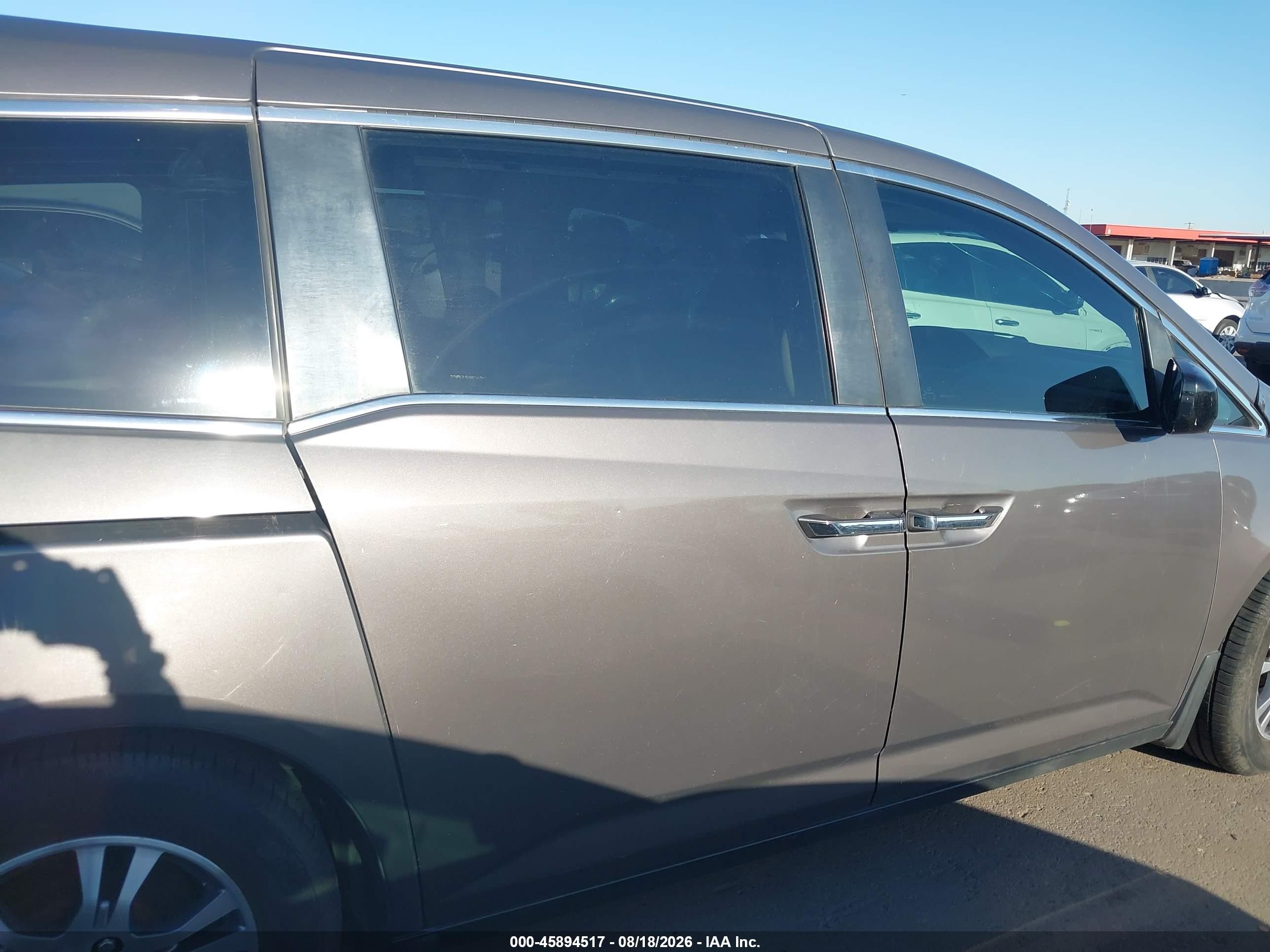 2011 Honda Odyssey Ex-l Gray vin: 5FNRL5H67BB100590