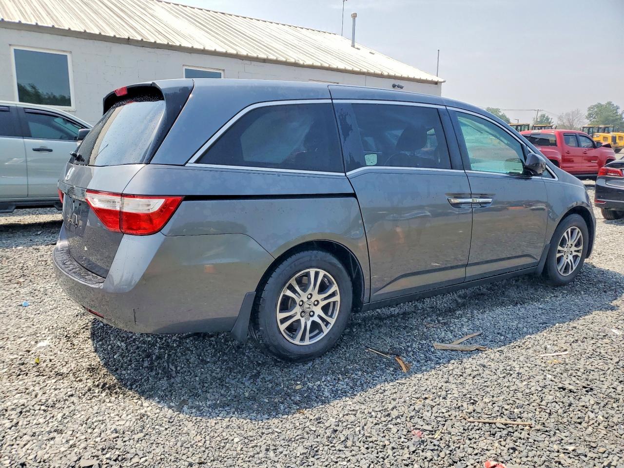 2012 Honda Odyssey Exl Gray vin: 5FNRL5H67CB005092