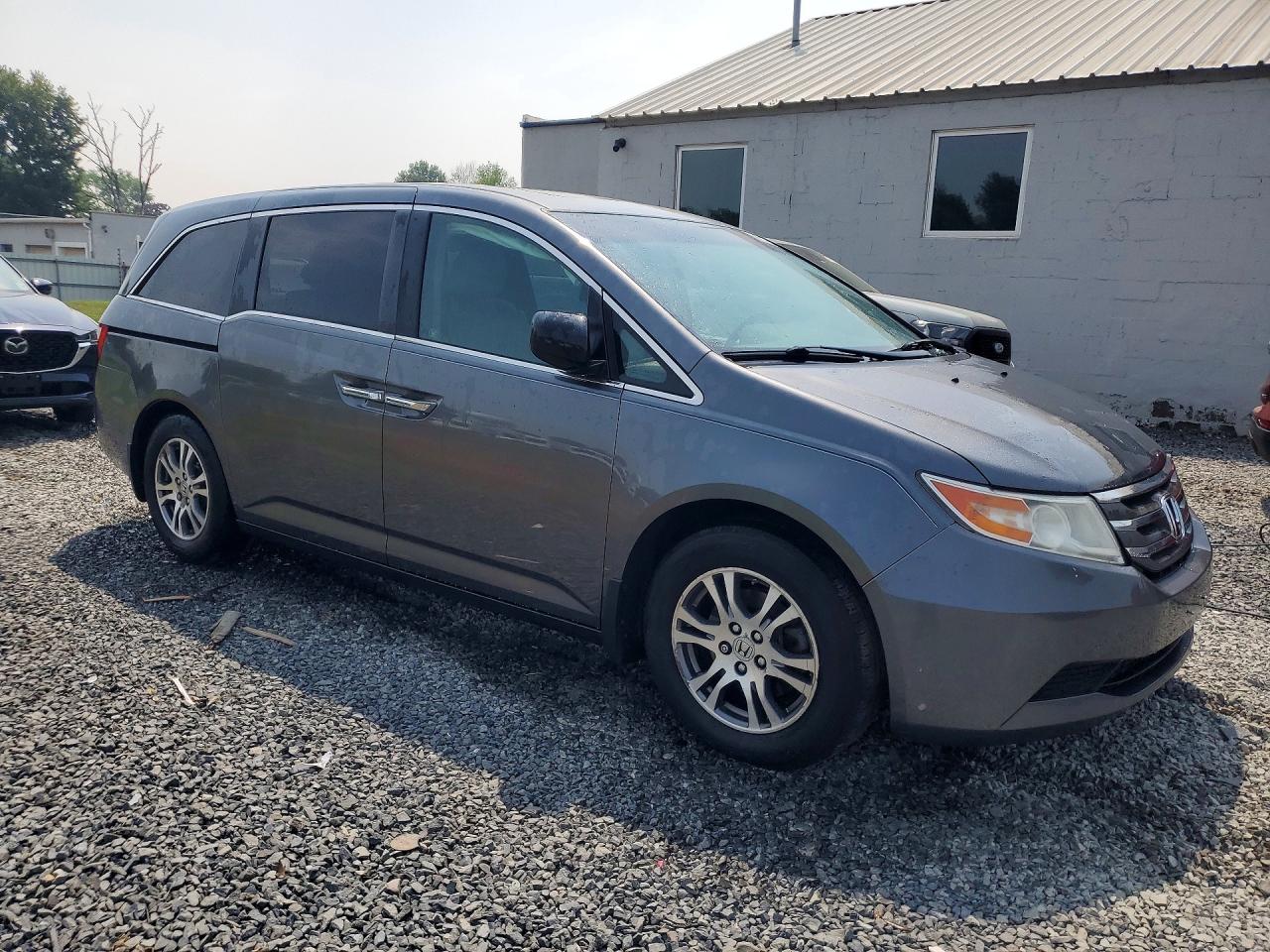 2012 Honda Odyssey Exl Gray vin: 5FNRL5H67CB005092
