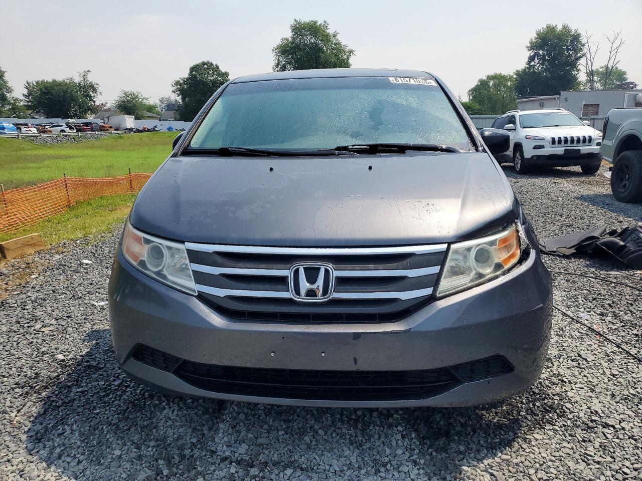 2012 Honda Odyssey Exl Gray vin: 5FNRL5H67CB005092