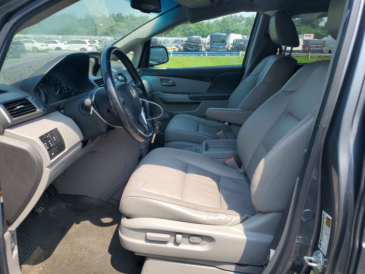 2012 Honda Odyssey Exl Gray vin: 5FNRL5H67CB005092