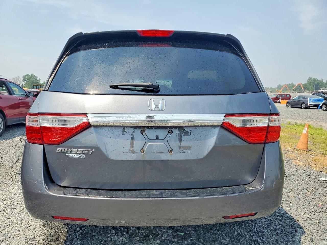 2012 Honda Odyssey Exl Gray vin: 5FNRL5H67CB005092