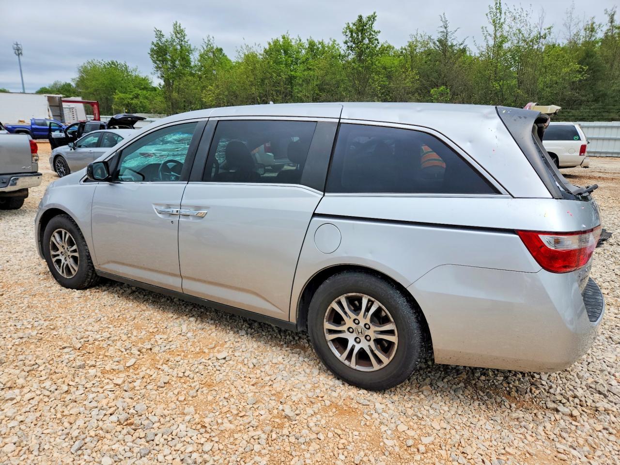 2012 Honda Odyssey Exl Silver vin: 5FNRL5H67CB010745