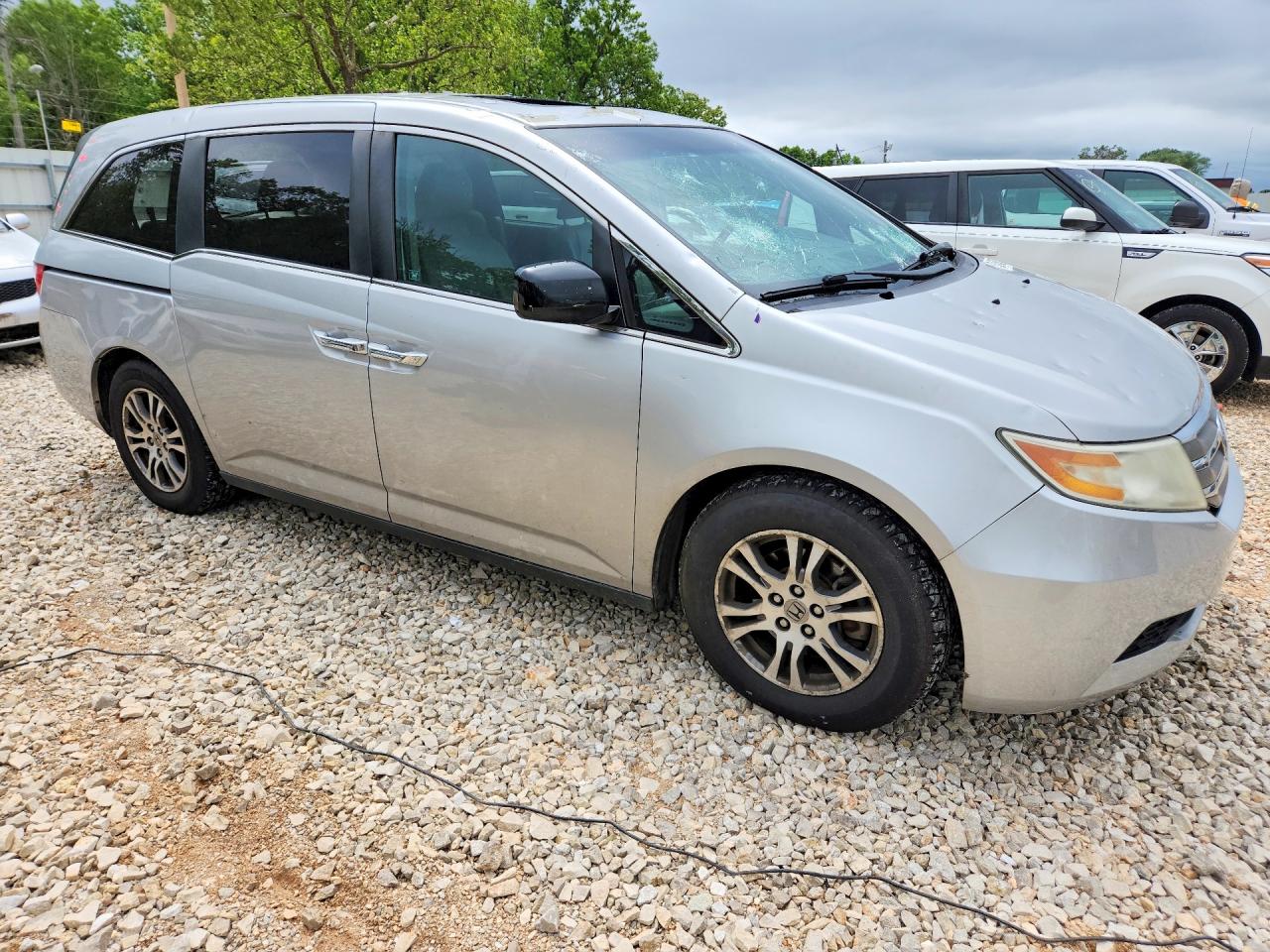 2012 Honda Odyssey Exl Silver vin: 5FNRL5H67CB010745